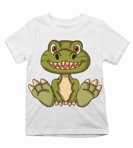 Detské tričko malý rex dinosaurus