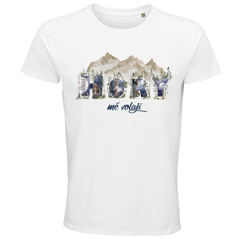 Pánské tričko Hory mě volají noc