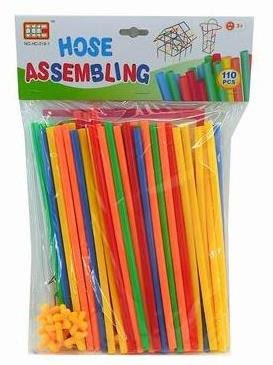 Konštrukčné slamky – Edukačná stavebnica 110 dielov