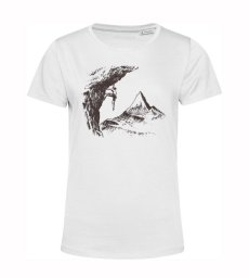 Dámské tričko Horolezec na skále