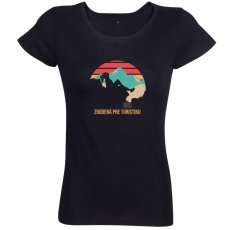Dámske tričko Zrodená pre turistiku