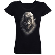 Dámske Bio tričko Vlk v hmle