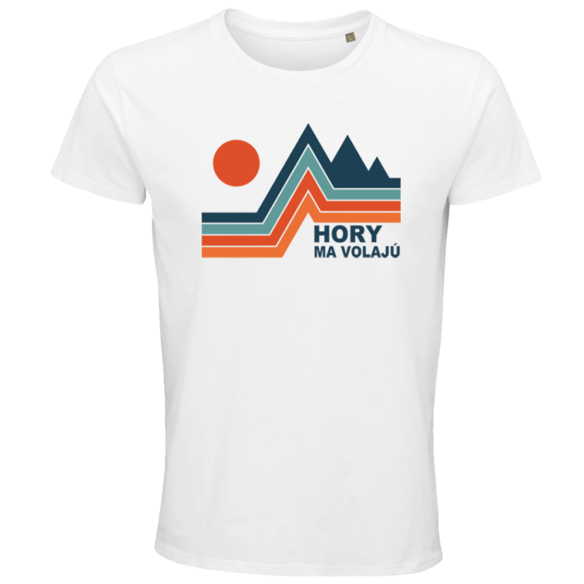 Pánske tričko Retro hory ma volajú