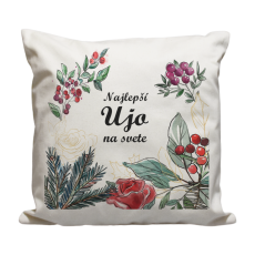 Vankúš Najlepší ujo čečina a kvety