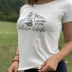 Dámske BIO  tričko skutočná sloboda