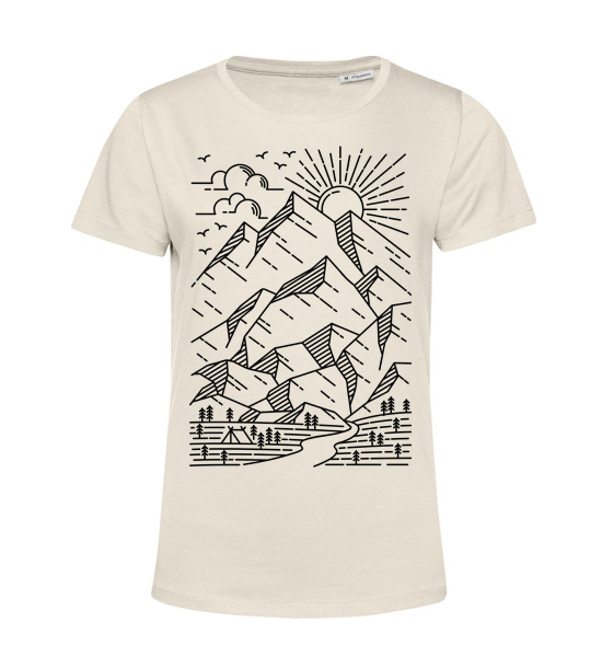 Dámske BIO tričko Skica hôr