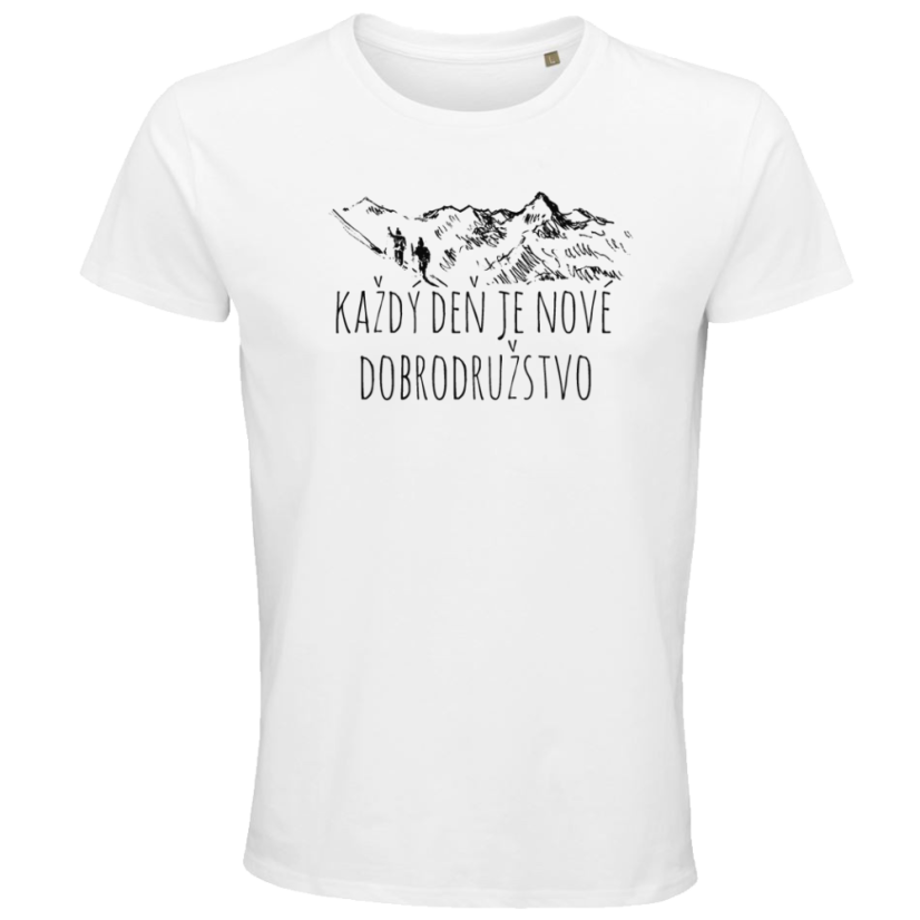 Pánske tričko Každý deň je nové dobrodružstvo