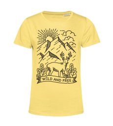 Dámske BIO tričko Wild and free