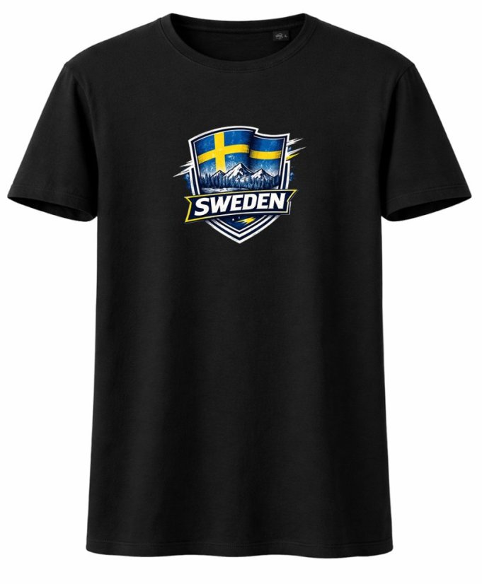 Tričko SWEDEN – Švédsko vlajka