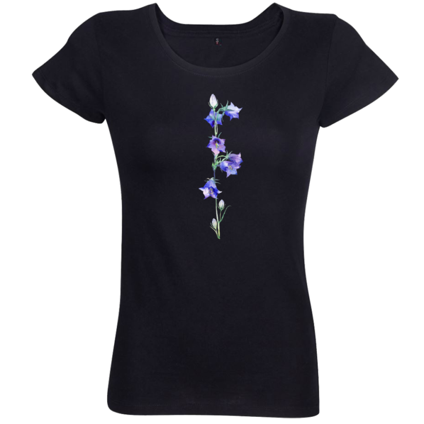 Dámske Bio tričko Fialové kvety