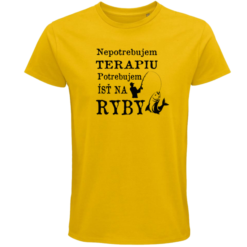 Pánske tričko potrebujem ísť na ryby