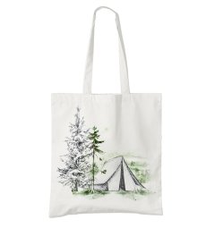 Bavlněná taška Stan u stromu