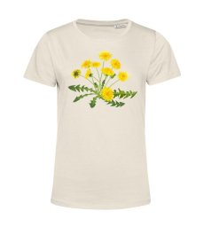 Dámske BIO tričko žltá púpava