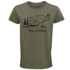 Pánske BIO tričko Hory sú sloboda