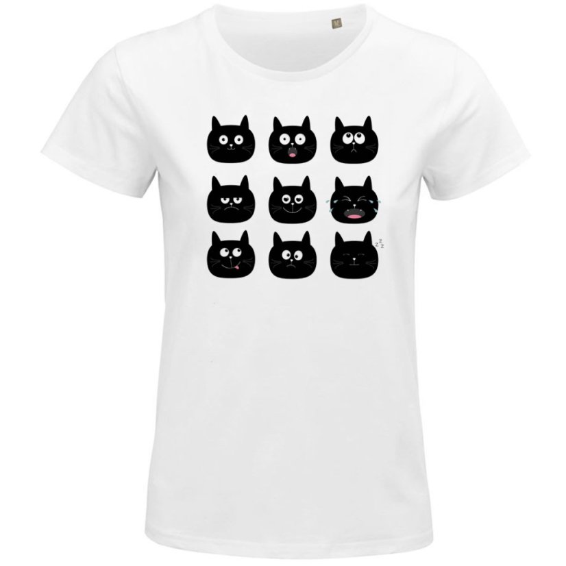 Dámske BIO tričko Mačacie nálady