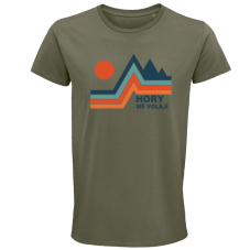 Pánské tričko Hory mě volají retro