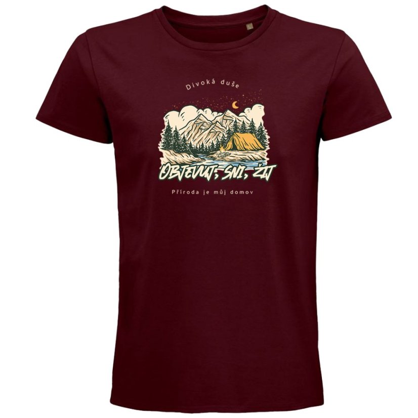 Pánské tričko Příroda je můj domov