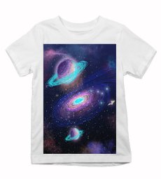 Detské tričko galaxia