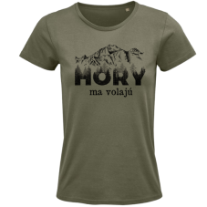Dámske BIO tričko  HORY ma volajú stromové písmo