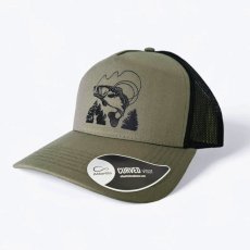 Šiltovka Ryba a udica, zelená