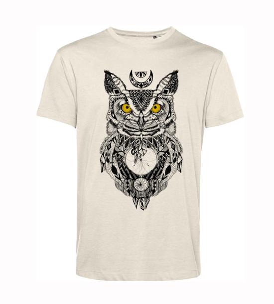 Pánske tričko Sova aztécke vzory