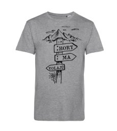 Pánske BIO tričko hory ma volajú ceduľka