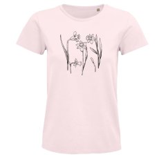 Dámske Bio tričko  narcis  skica