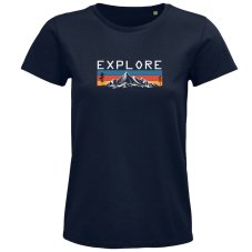 Dámske tričko Explore čierne