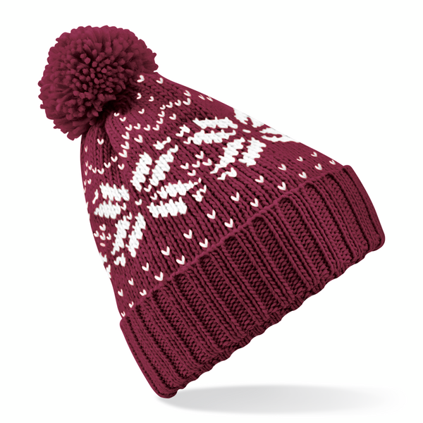 Čepice s bambulí Snowstar bordó Čepice s bambulí Snowstar bordó