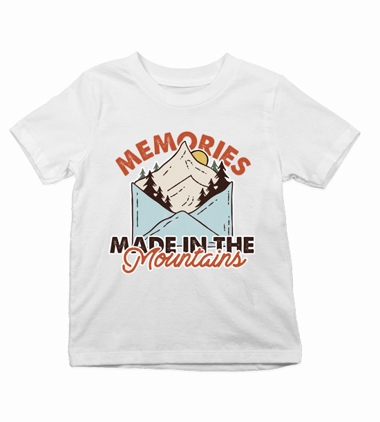 Detské tričko spomienky vyrobené v horách