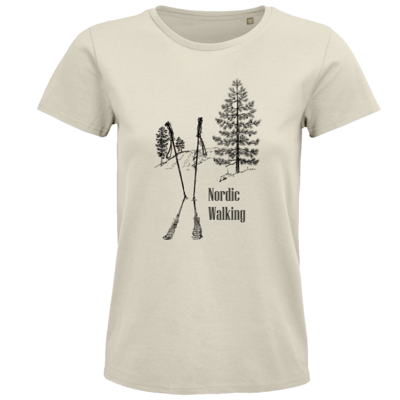 Dámske BIO tričko Nordic walking