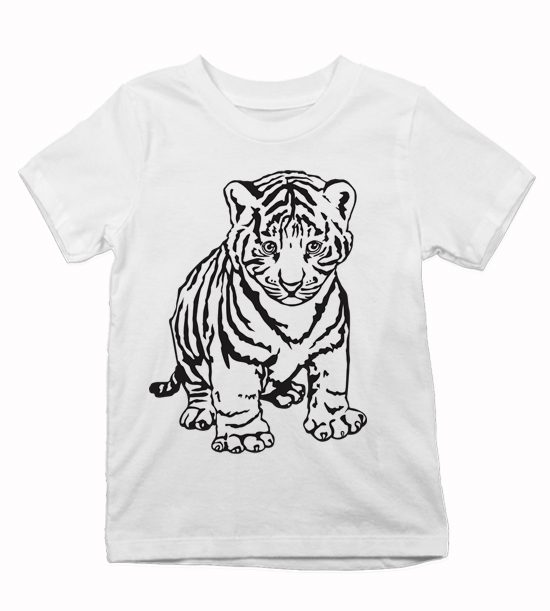 Detské tričko Maľovaný tigrik