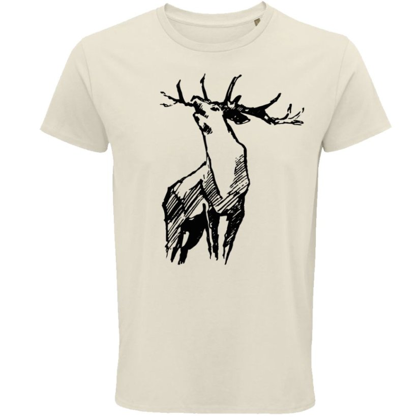 Pánske tričko Ručiaci jeleň