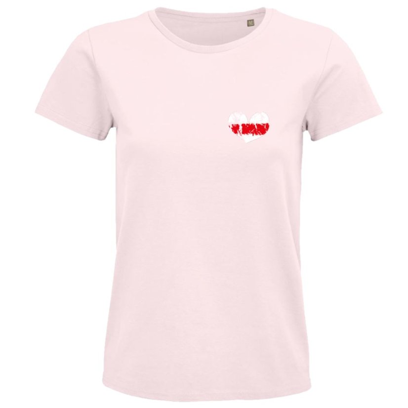 Dámske tričko Turistická značka Srdiečko