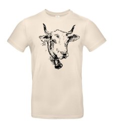 Pánske tričko Kravička skica
