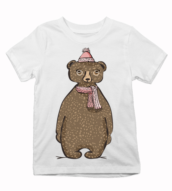 Detské tričko macko v čiapke