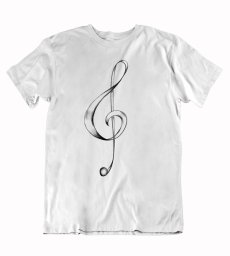 Pánske tričko Husľový kľúč