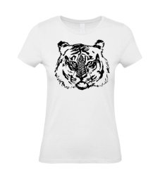 Dámske tričko tiger skica