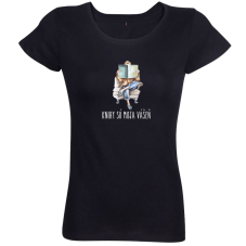 Dámske bio tričko Knihy sú moja vášeň