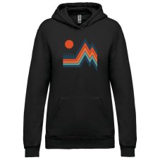 Dámska mikina s kapucňou Retro príroda