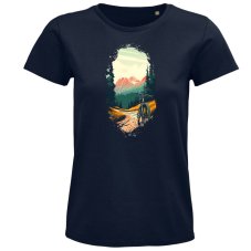 Dámske tričko Pedálmi k slobode