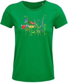 Dámske Bio tričko kvetový raj čierne