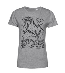 Dámske BIO tričko Wild and free