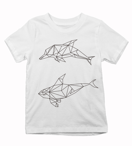 Detské tričko Maľovaný delfín