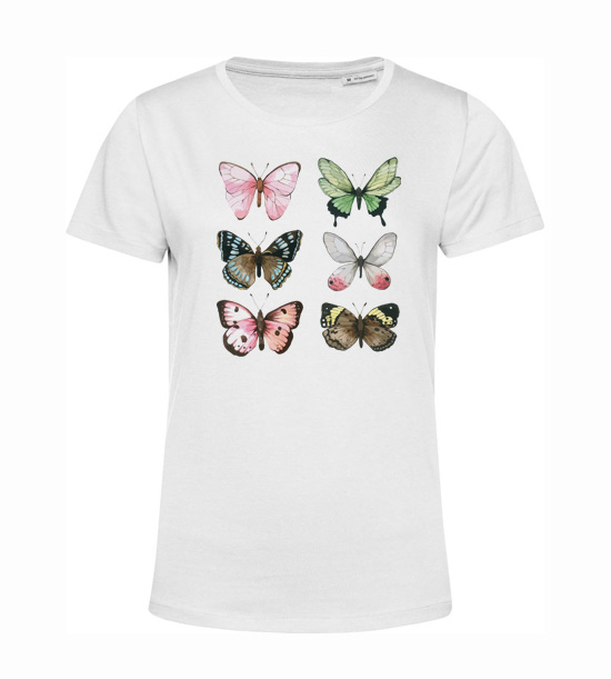 Dámske BIO tričko 6 motýľov