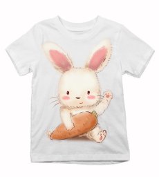 Detské tričko zajačik a mrkvička