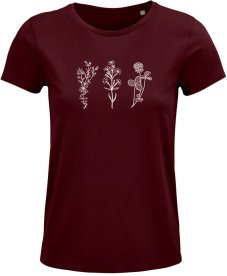 Dámske tričko 3 divé kvety