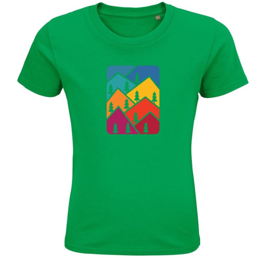 Detské tričko Farebné stromy