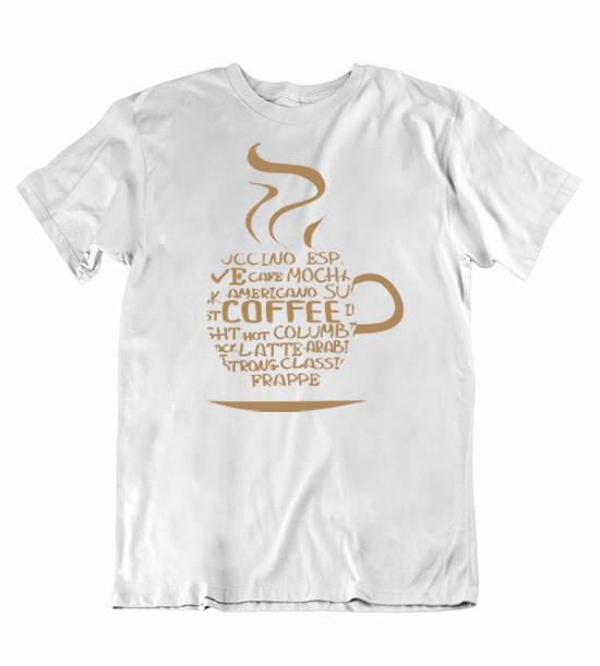 Pánske vtipné tričko ranná káva