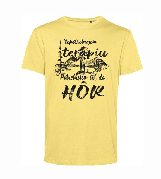 Pánske BIO tričko potrebujem isť do hôr